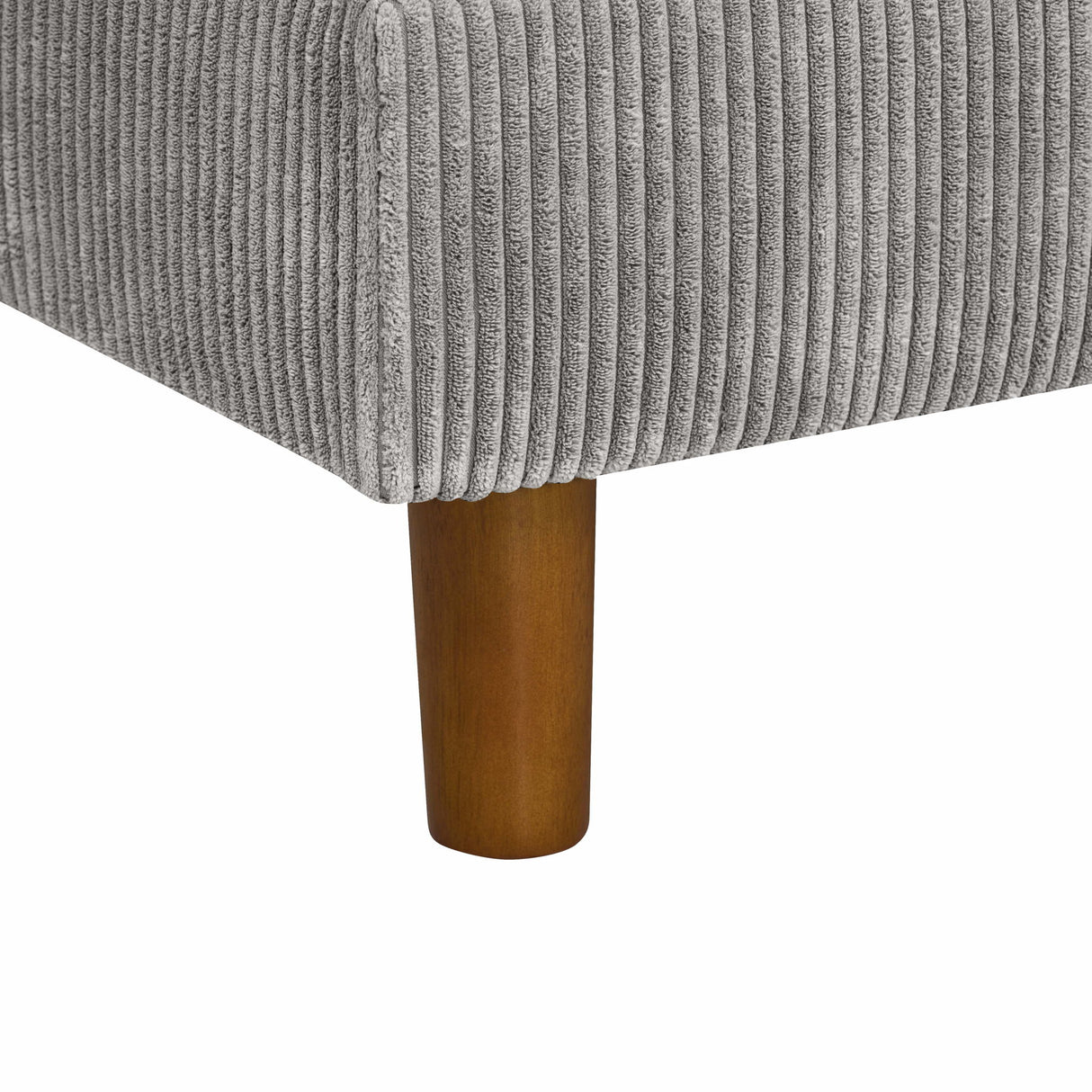 Upholstered Sectional With Toss Pillows