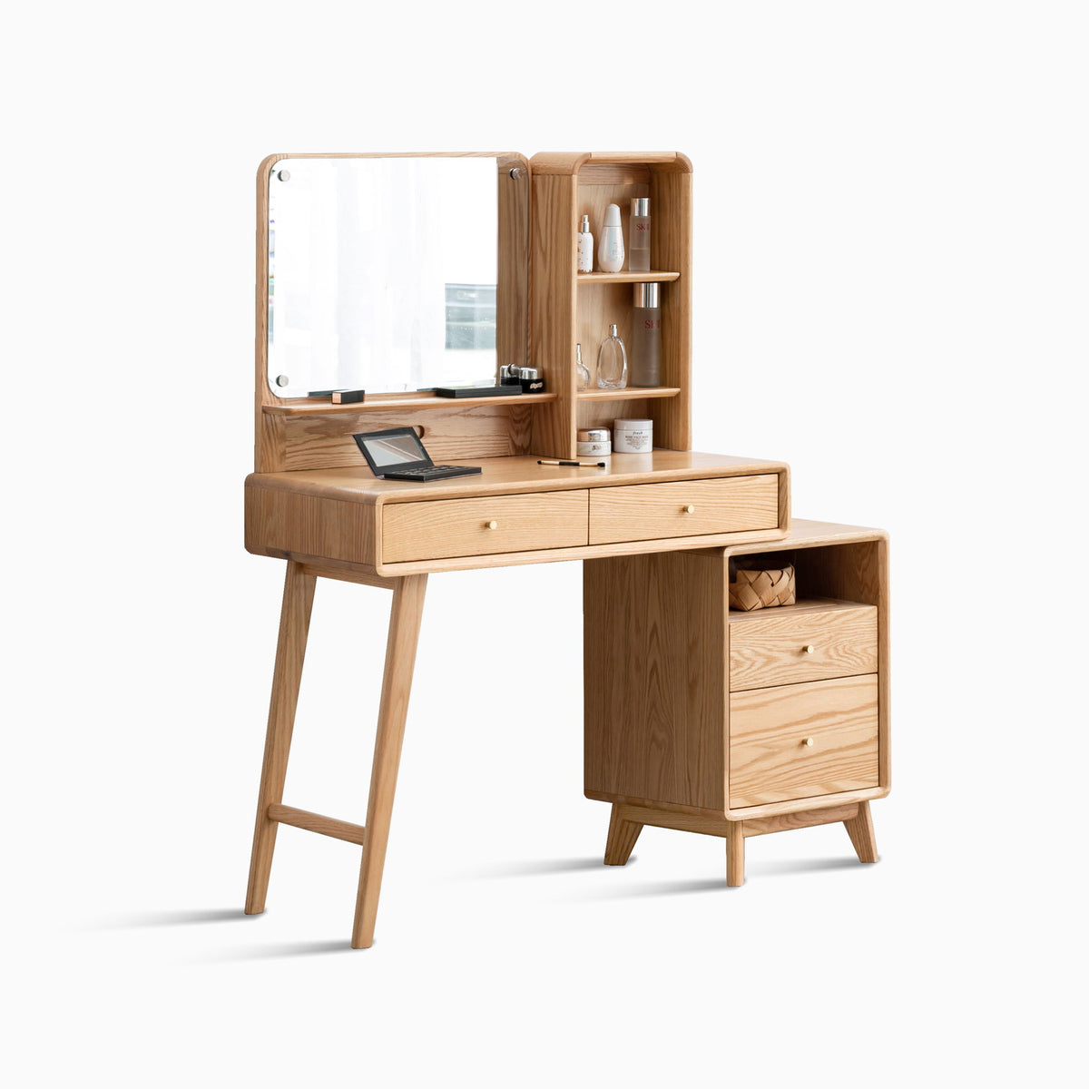Compact Table Dresser, Accessories Storage Width Drawer