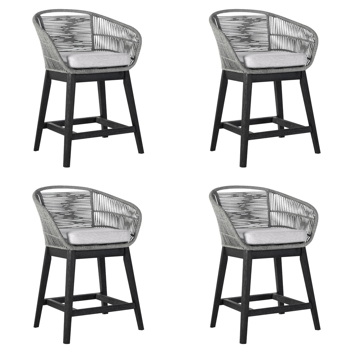 Tutti Frutti - Indoor Outdoor Counter Height Bar Stool Set