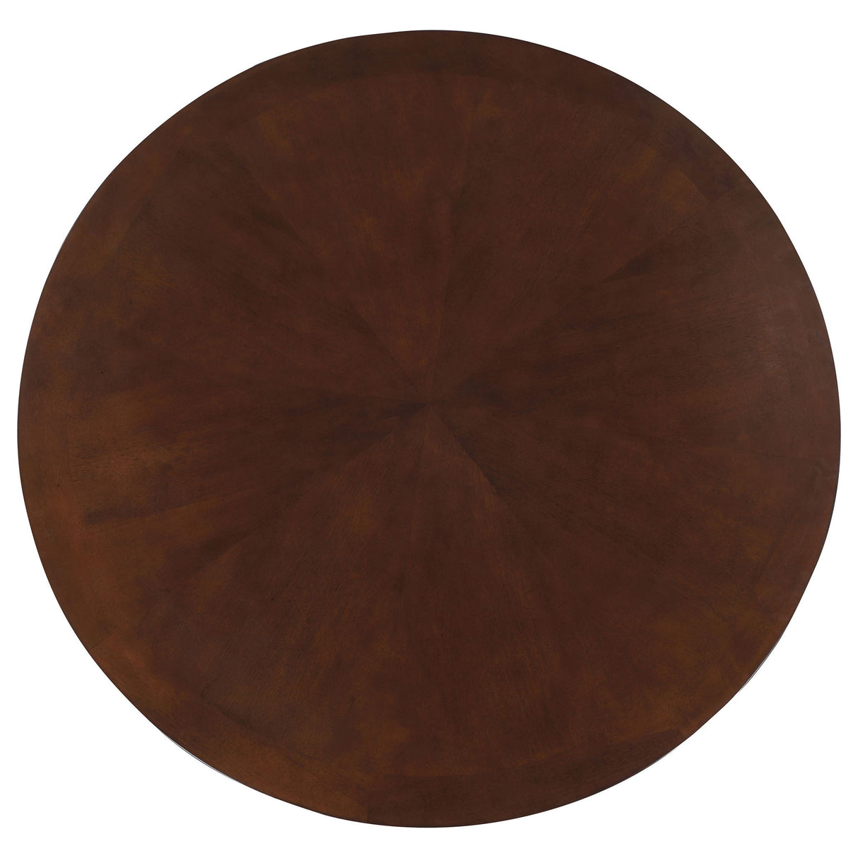 Calloway - Round Game Table With Pedestal Base - Dark Brown