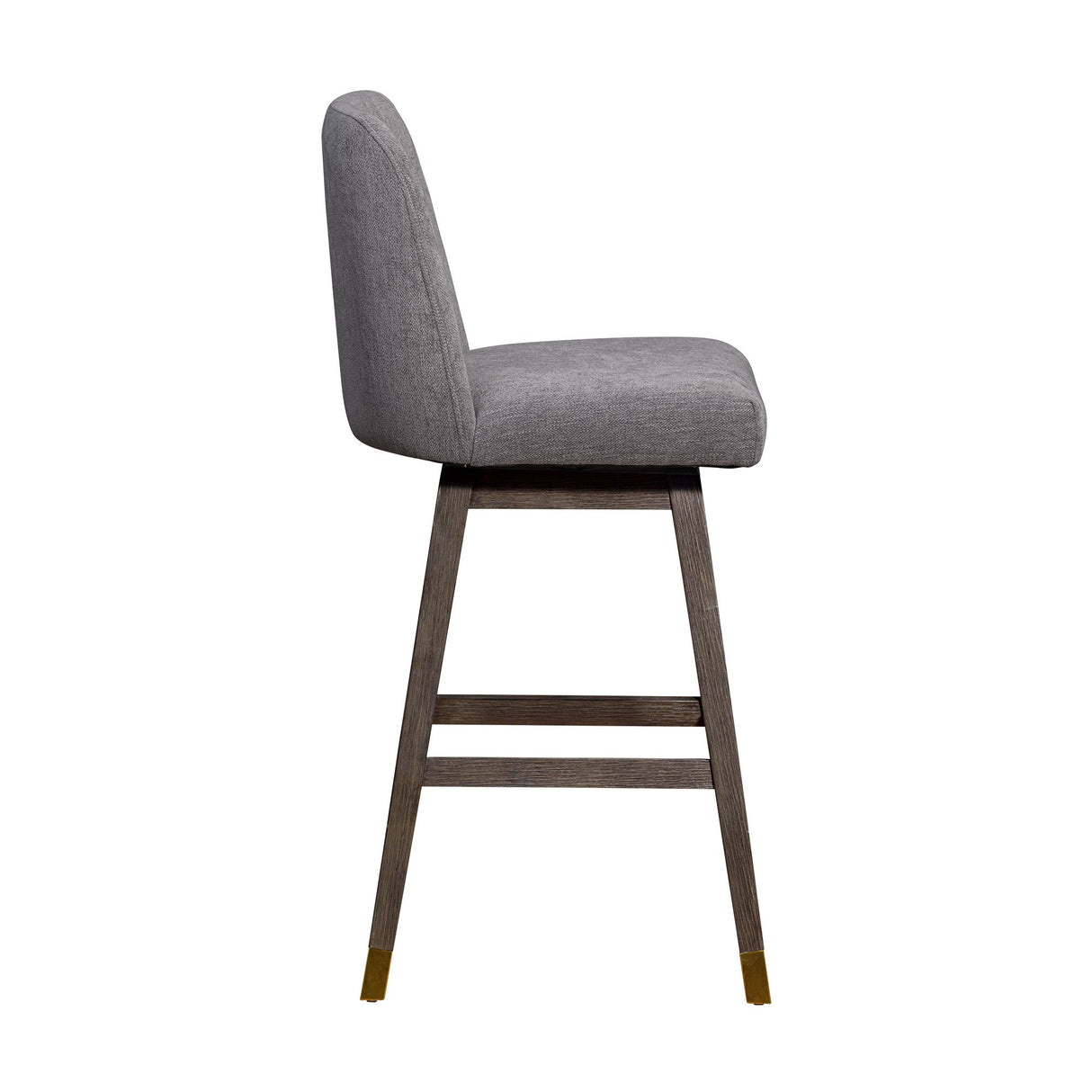 Amelia - Swivel Bar Stool - Gray Oak / Mocha