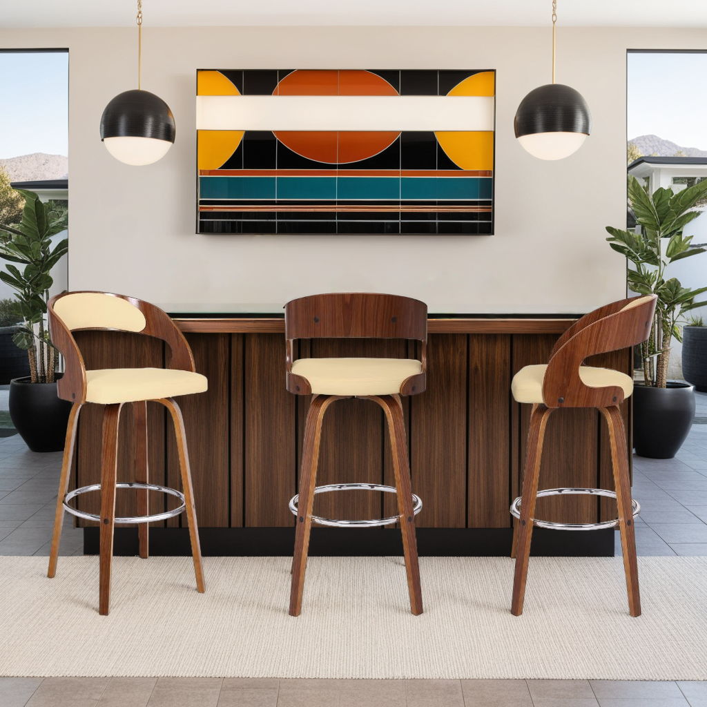 Shelly - 30" Bar Height Swivel Bar Stool