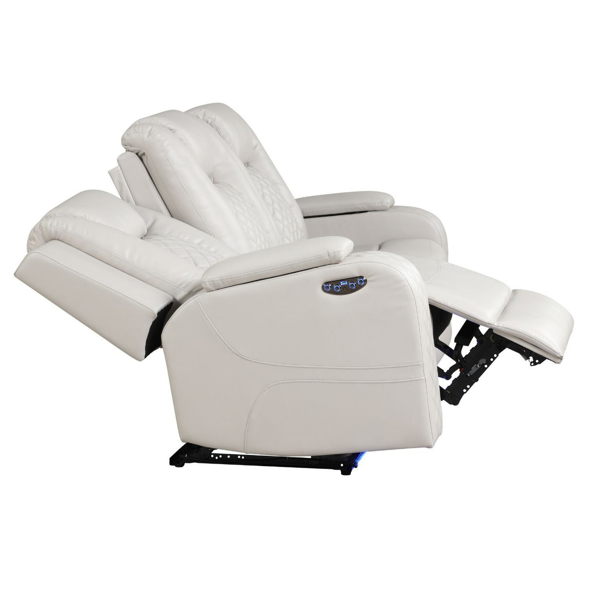 Benz - Power Recliner Set With LED Lighting And USB Charging