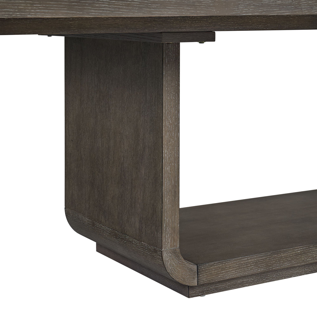 Hollywood Park - Rectangular Dining Table With Leaf - Dark Gray