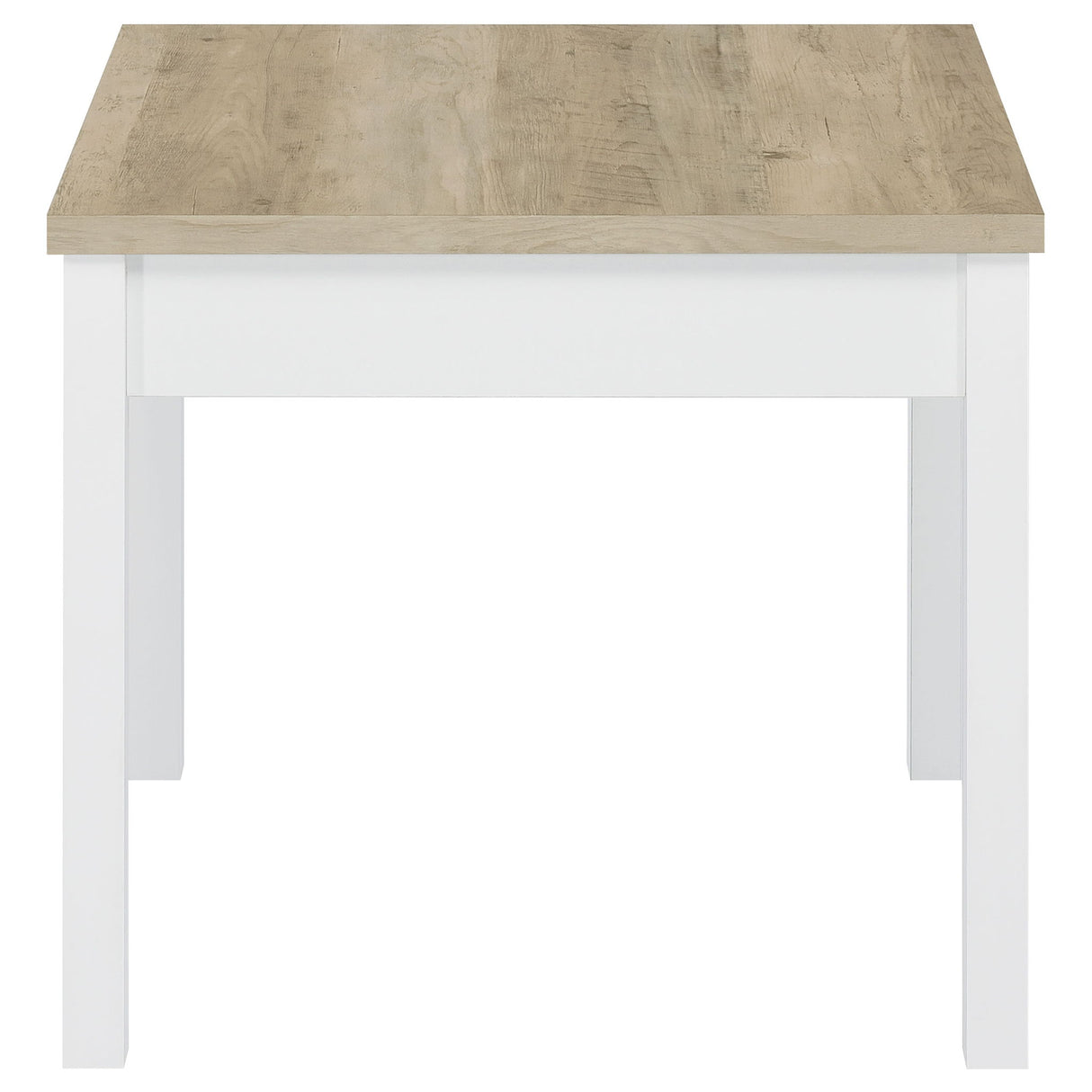 Quintara - 3 Piece Coffee Table Set - Natural / White