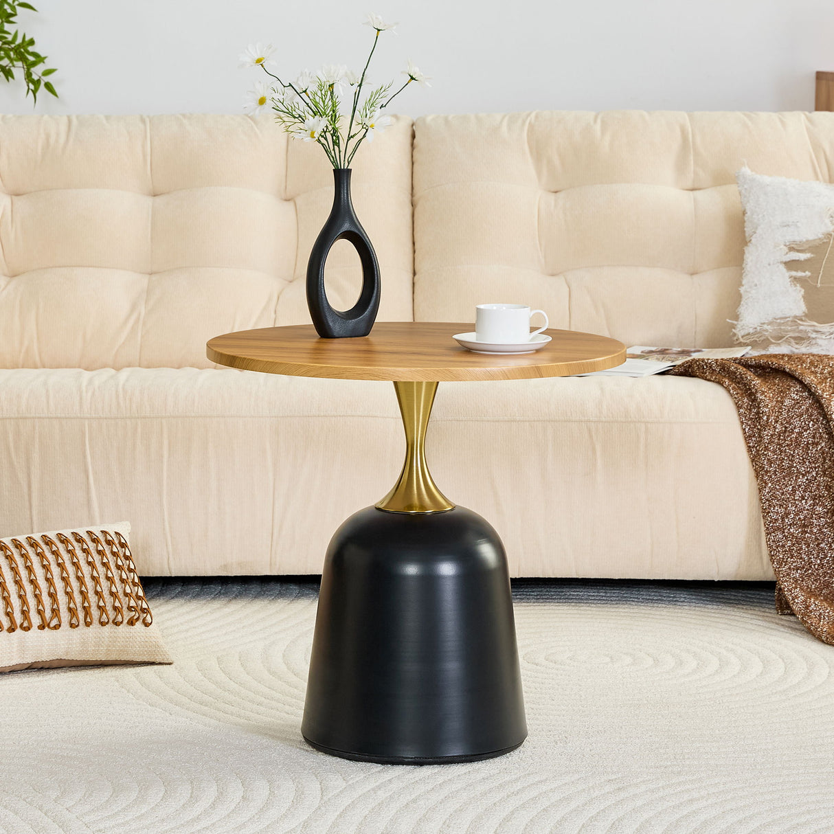 Nordic Circular Coffee Table For Living Room