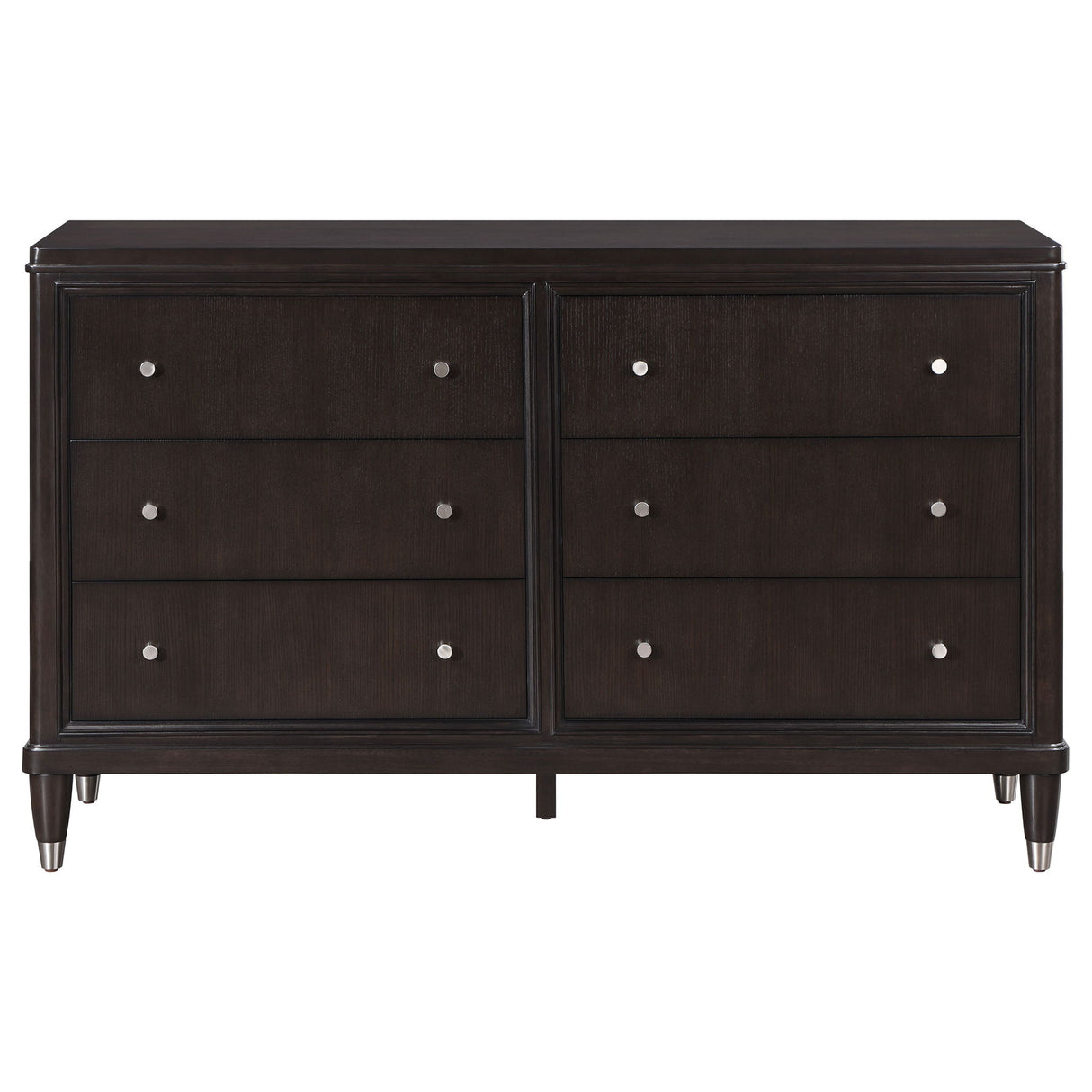 Niguel - 6 Drawer Dresser - Brown