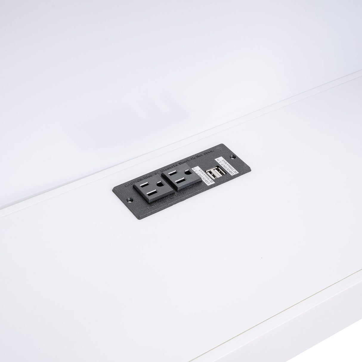Twin Size Daybed With Trundle, Storage Cabinets, USB Ports - White