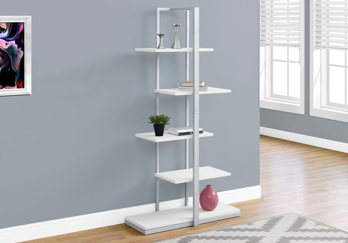 Bookshelf, Bookcase, Etagere, 5 Tie For Office, Contemporary & Modern - Etageres - Alpine Outlets