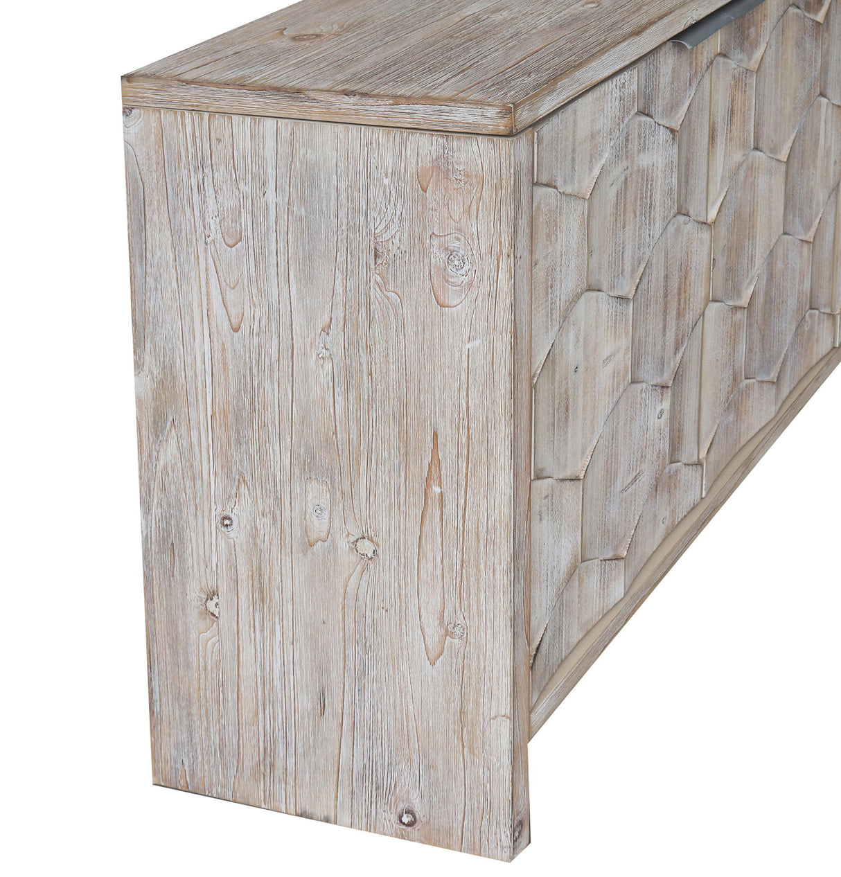 Accent Cabinet Sideboard Buffet Wooden Storage Server in Light Brown