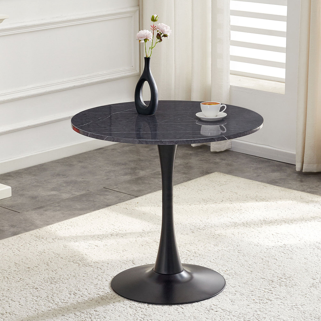 Ergonomic Round Dining Table For Kitchen