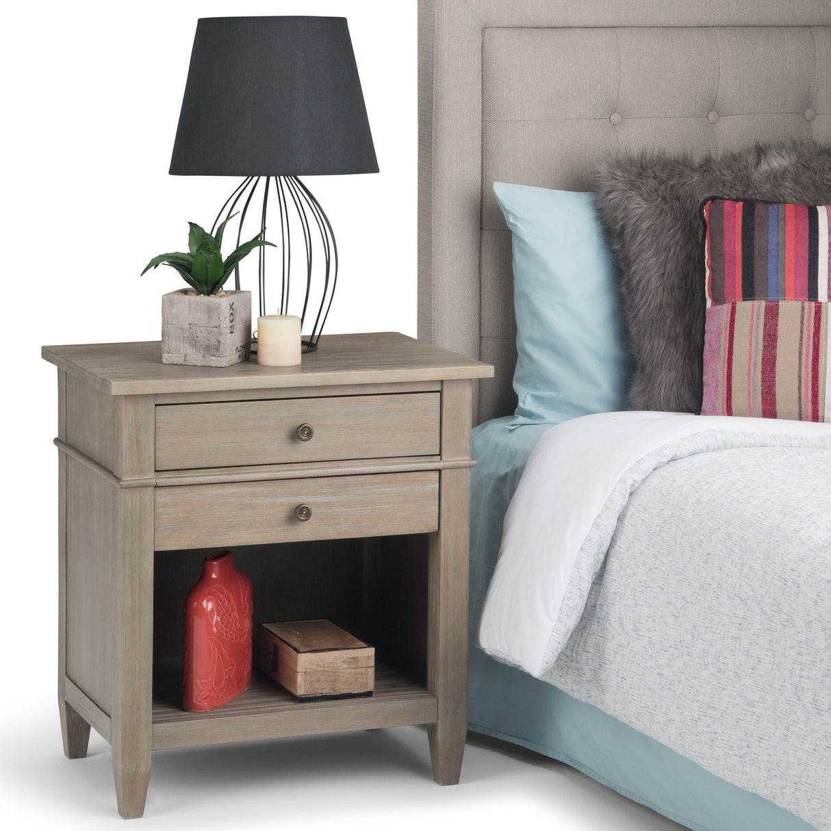 Carlton - Bedside Table, Handcrafted