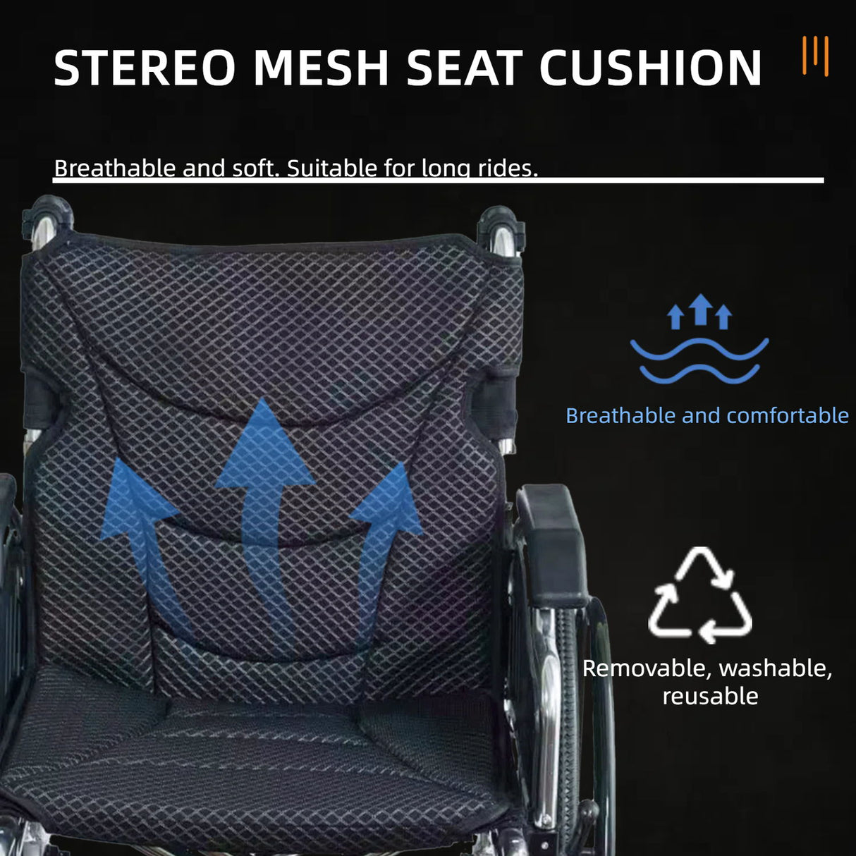 Lightweight Foldable Transport Wheelchair For Adults With Double X Force Support