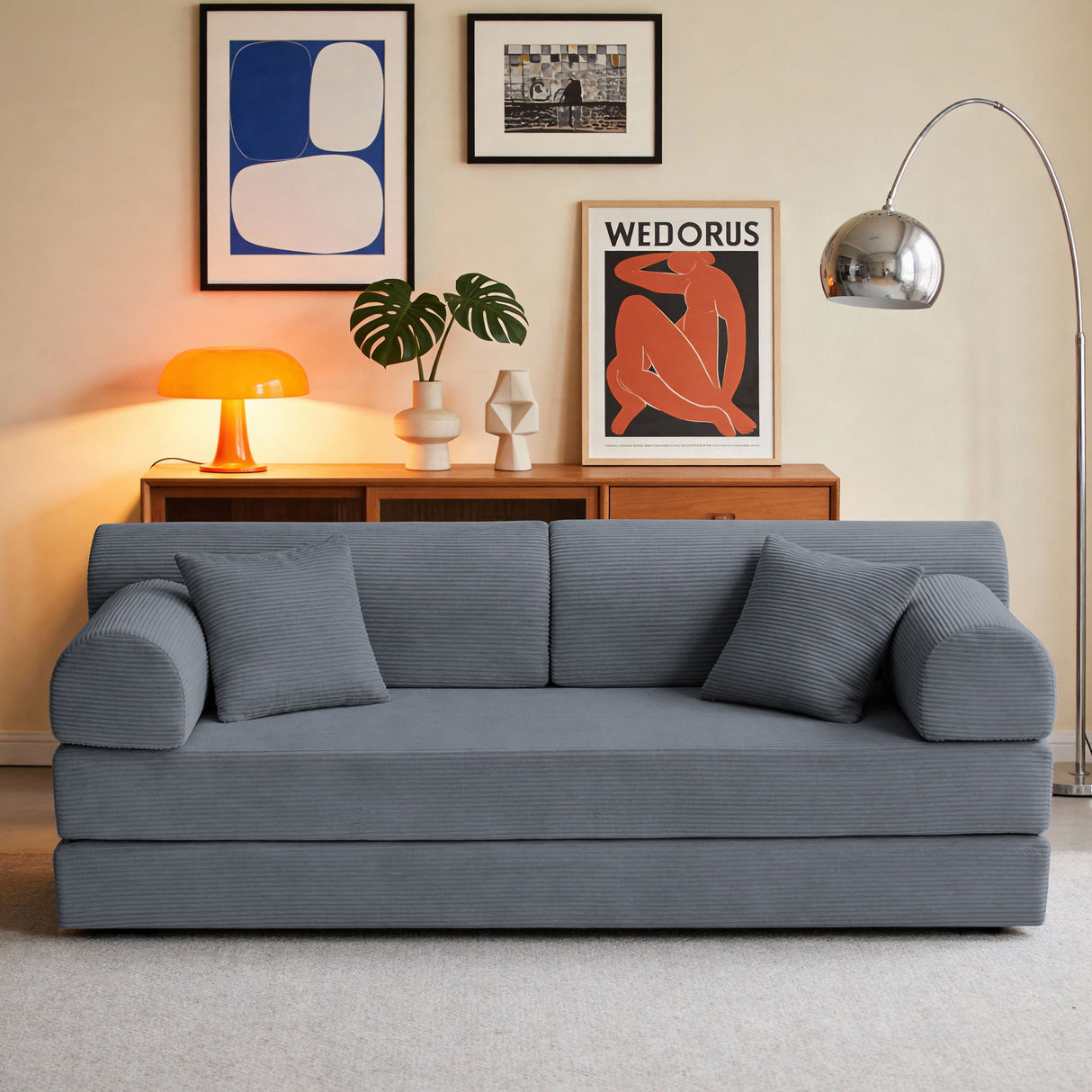Convertible Sleeper Sofa Bed For Living Room