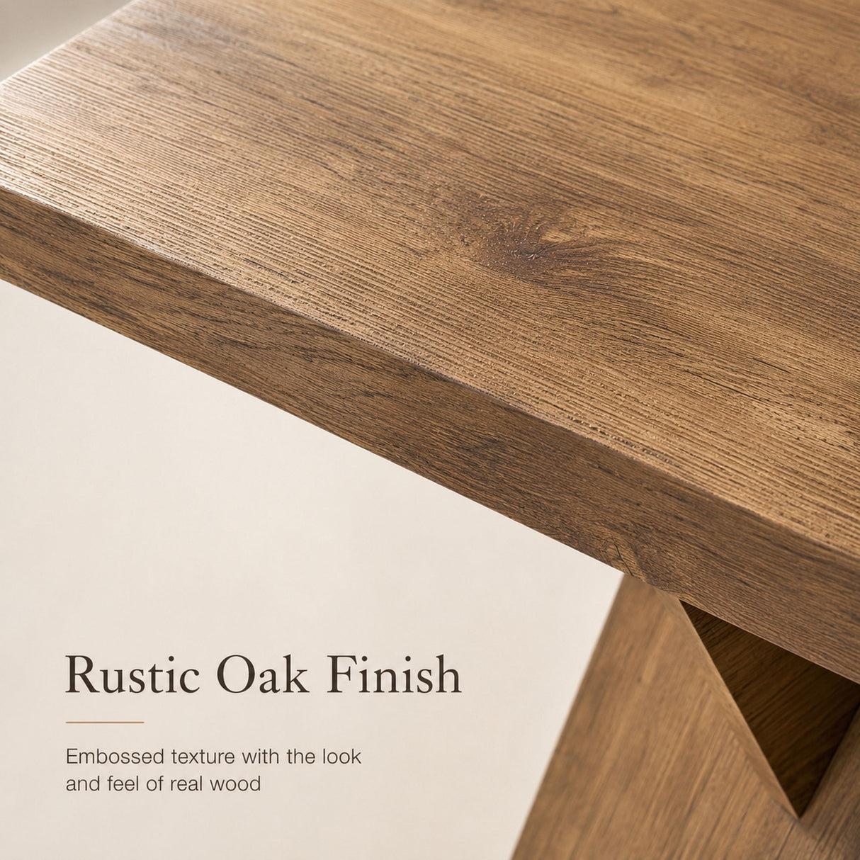 Console Table With V - Shaped Base