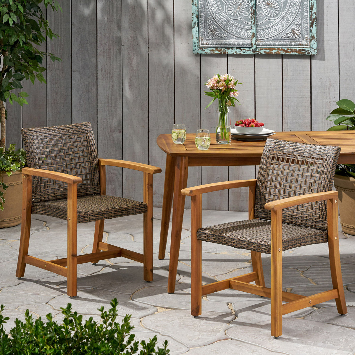 Hampton - Dining Chair (Set of 2) - Brown