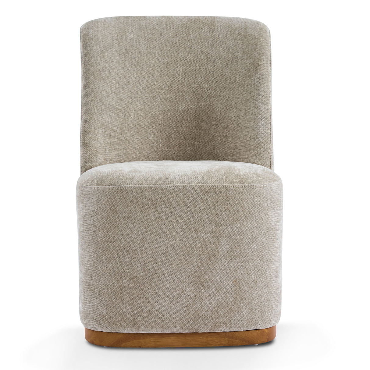 Indoor Upholstered Dining Chair (Set of 2) With Sturdy Frame - Oatmeal
