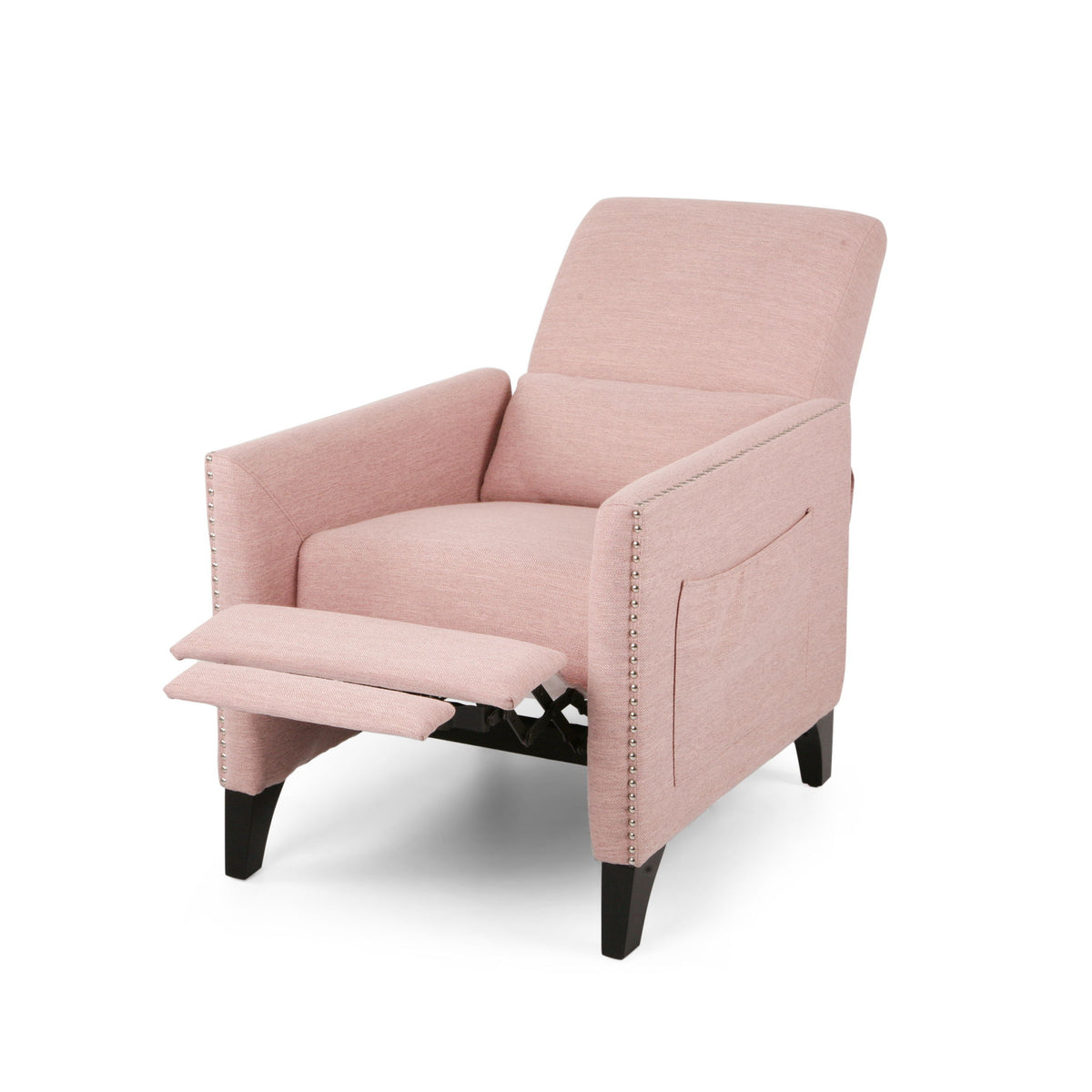 Kiersten - Contemporary Fabric Pushback Recliner