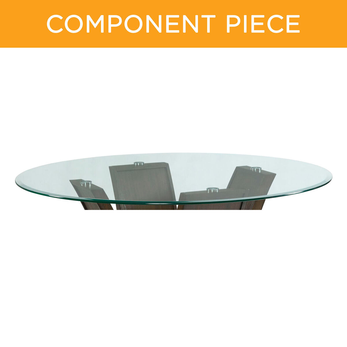Dapper Walnut Round Dining Table Top