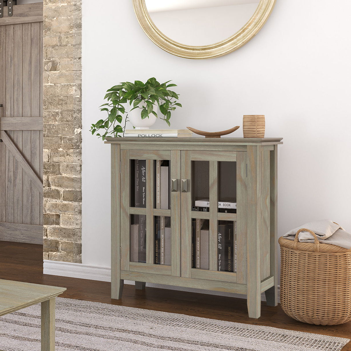 Artisan - Low Storage Cabinet - Light Brown
