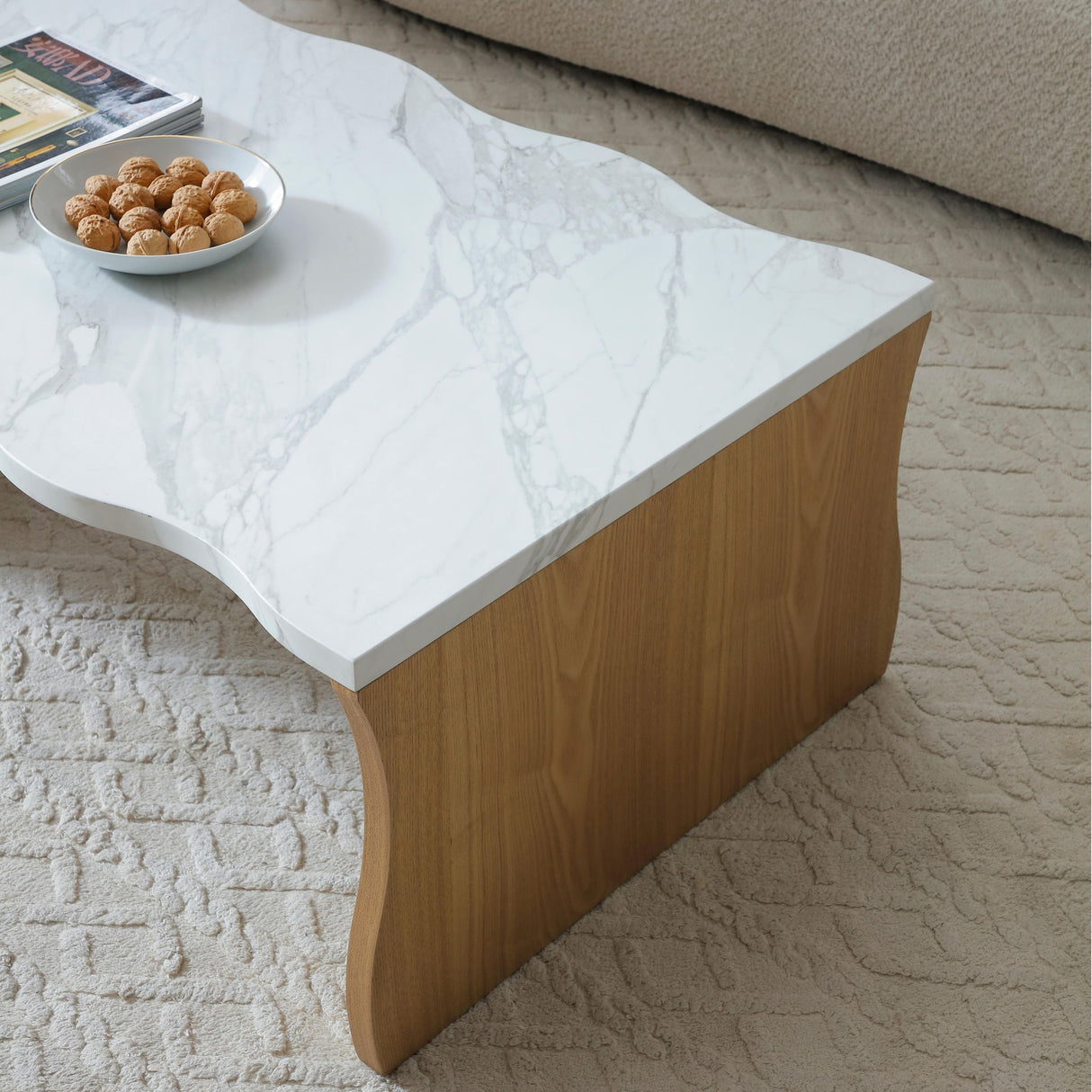 Whisper Of Waves - Coffee Table - Natural Wood