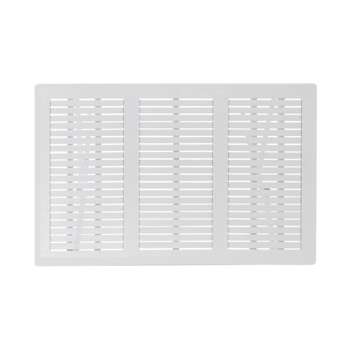 Blissique - Outdoor Foldable Wood Dining Table With Slat Design - White