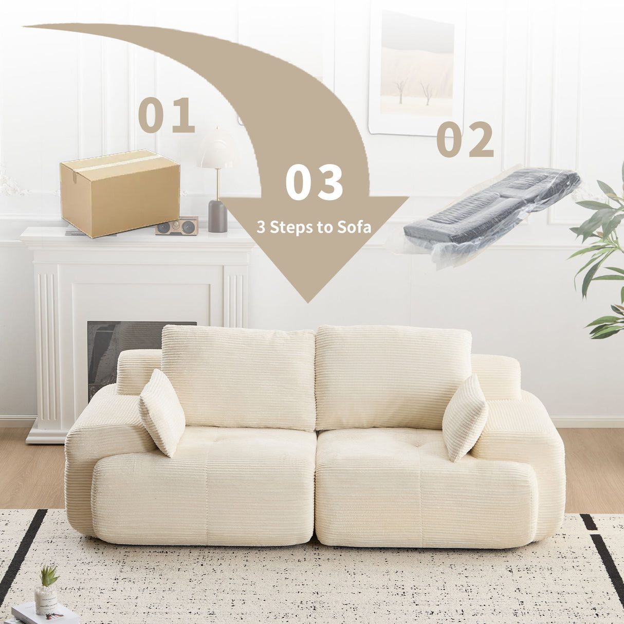 2 Seater Large Sectional Couches For Living Room