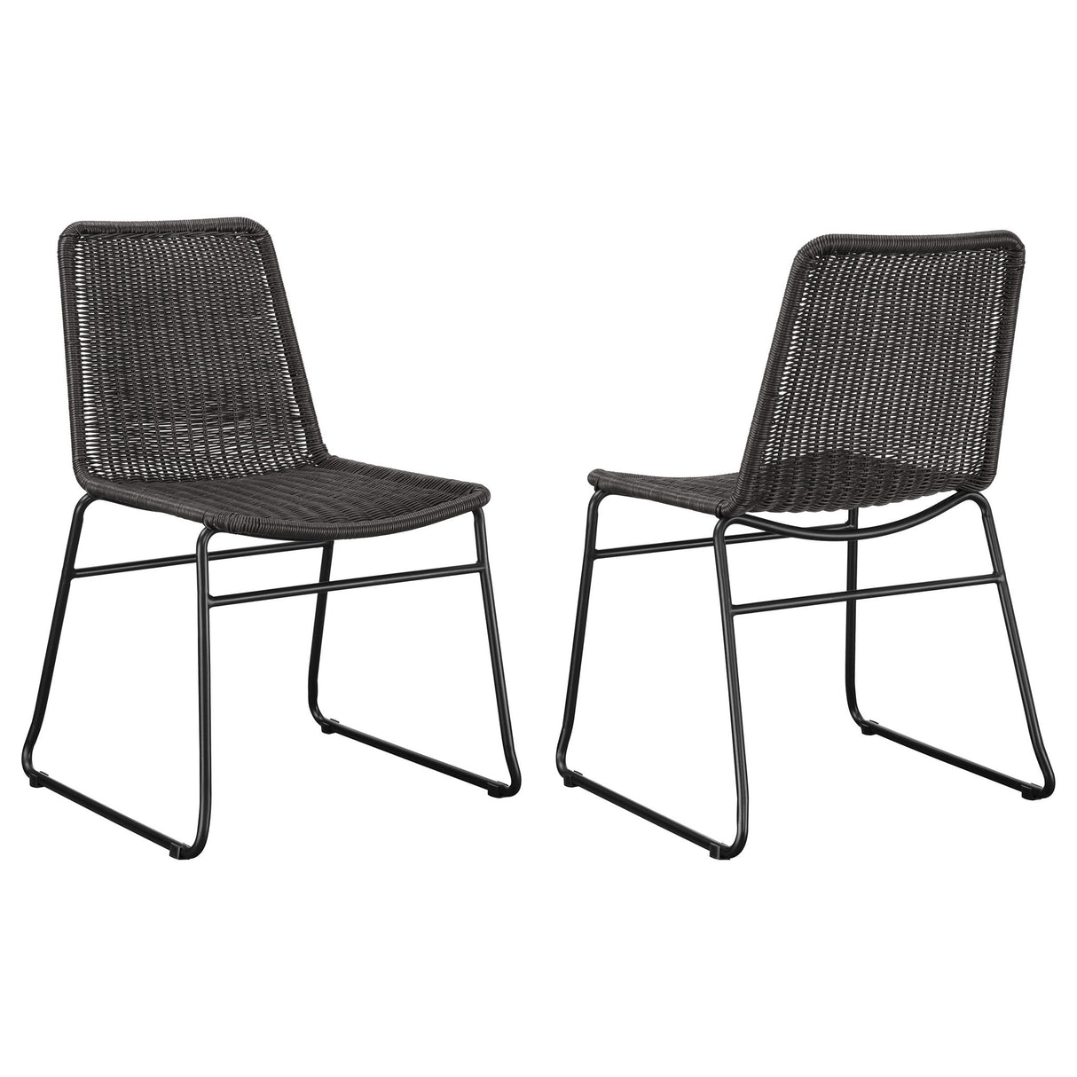 Dacy - Dining Side (Set of 2) And Sturdy Sled Base - Brown