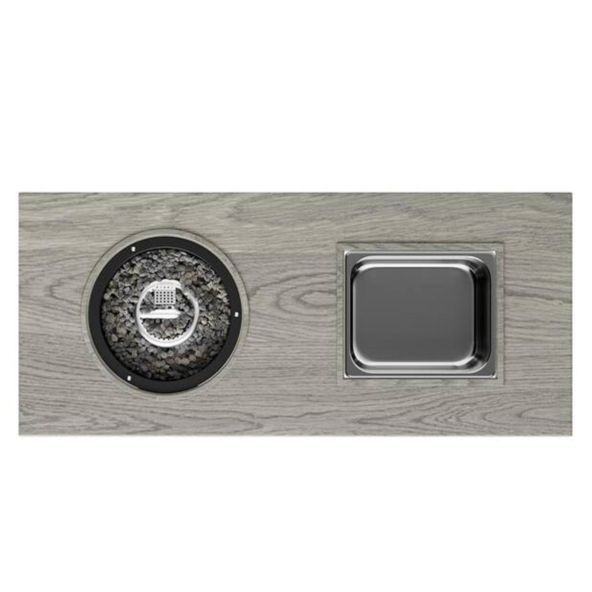 3 In 1 Outdoor Propane Fire Pit Table 50, 000 BTU With Ice Bucket