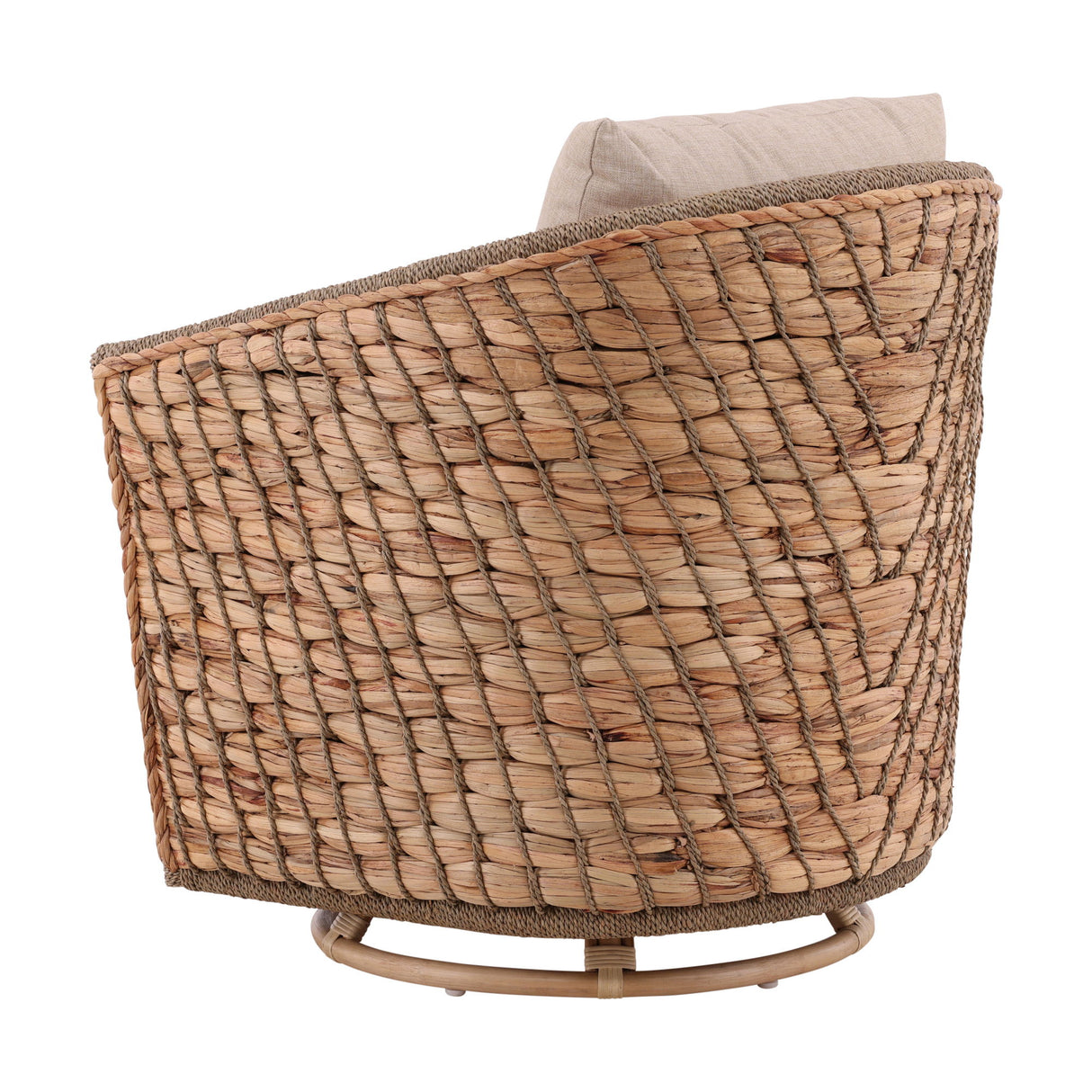 Bailey - Swivel Chair - Light Brown / Beige