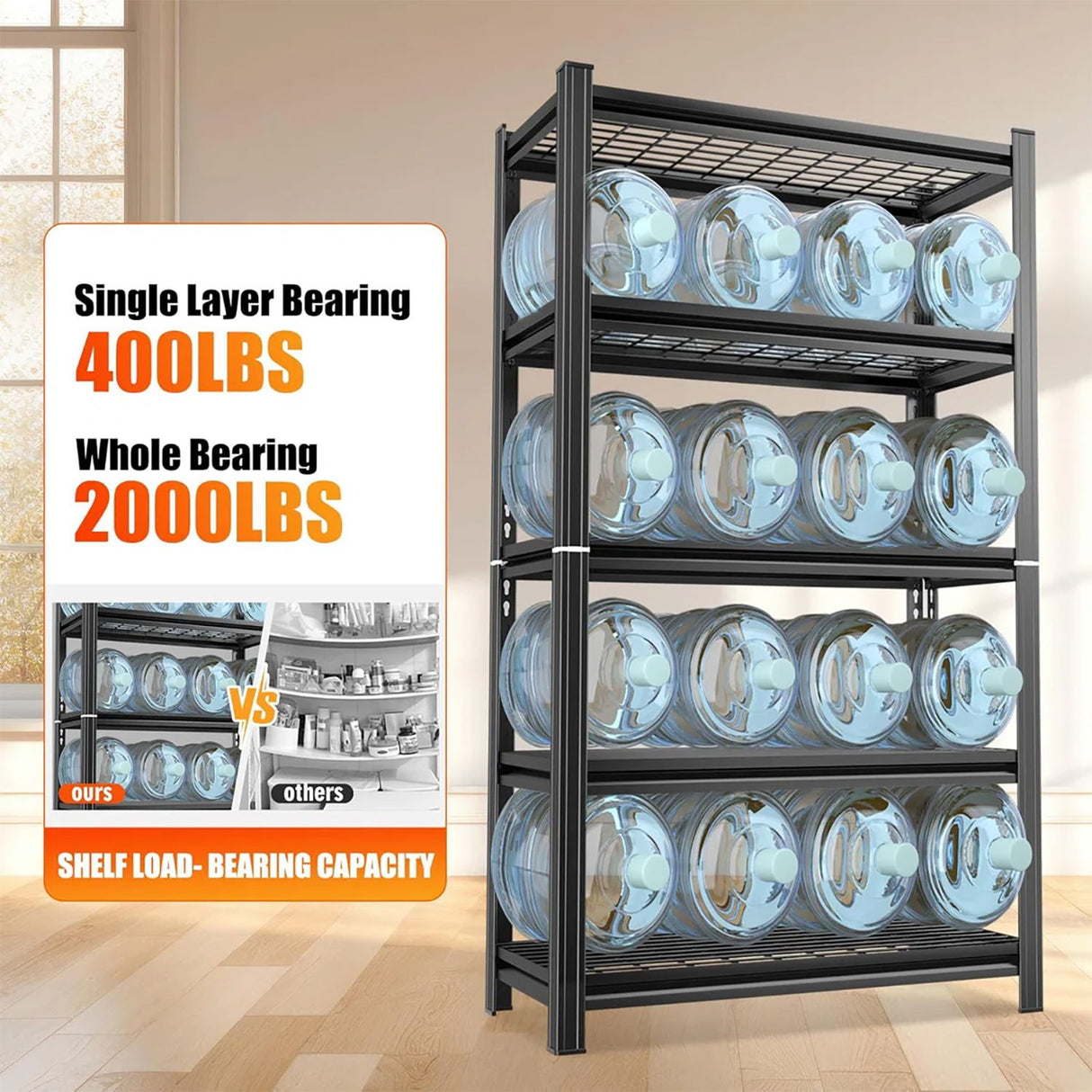 Adjustable Height Storage Rack