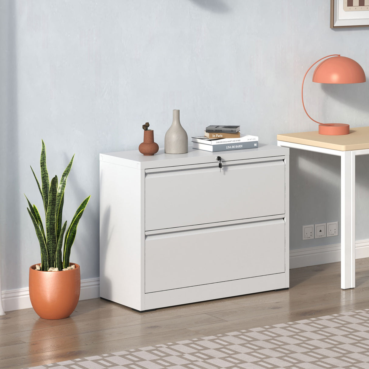 Premium Drawer Metal Lateral File Cabinet With Lock