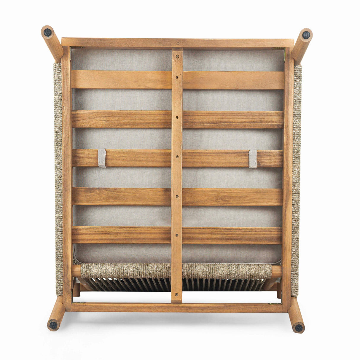 Sumbawa - Outdoor Club Chair - Teak / Beige
