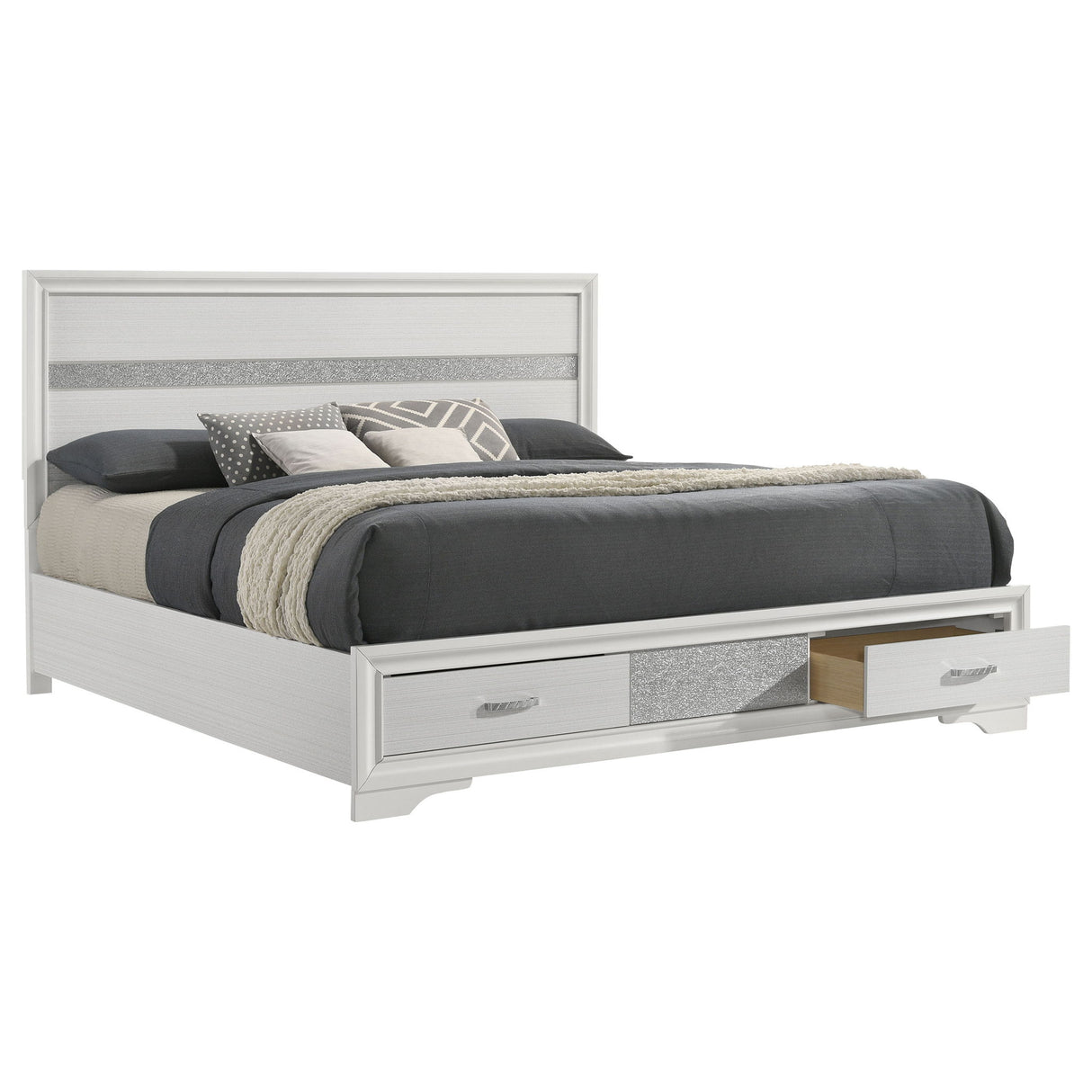 Storage Platform Bed 2 Drawer