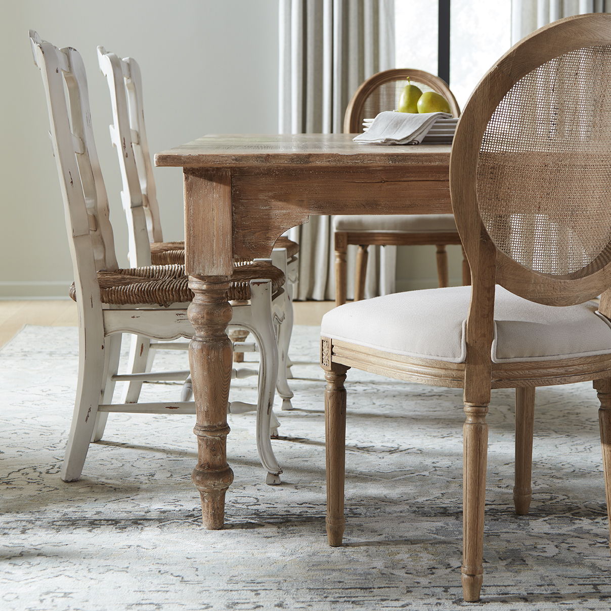Percy - Dining Table - Light Brown