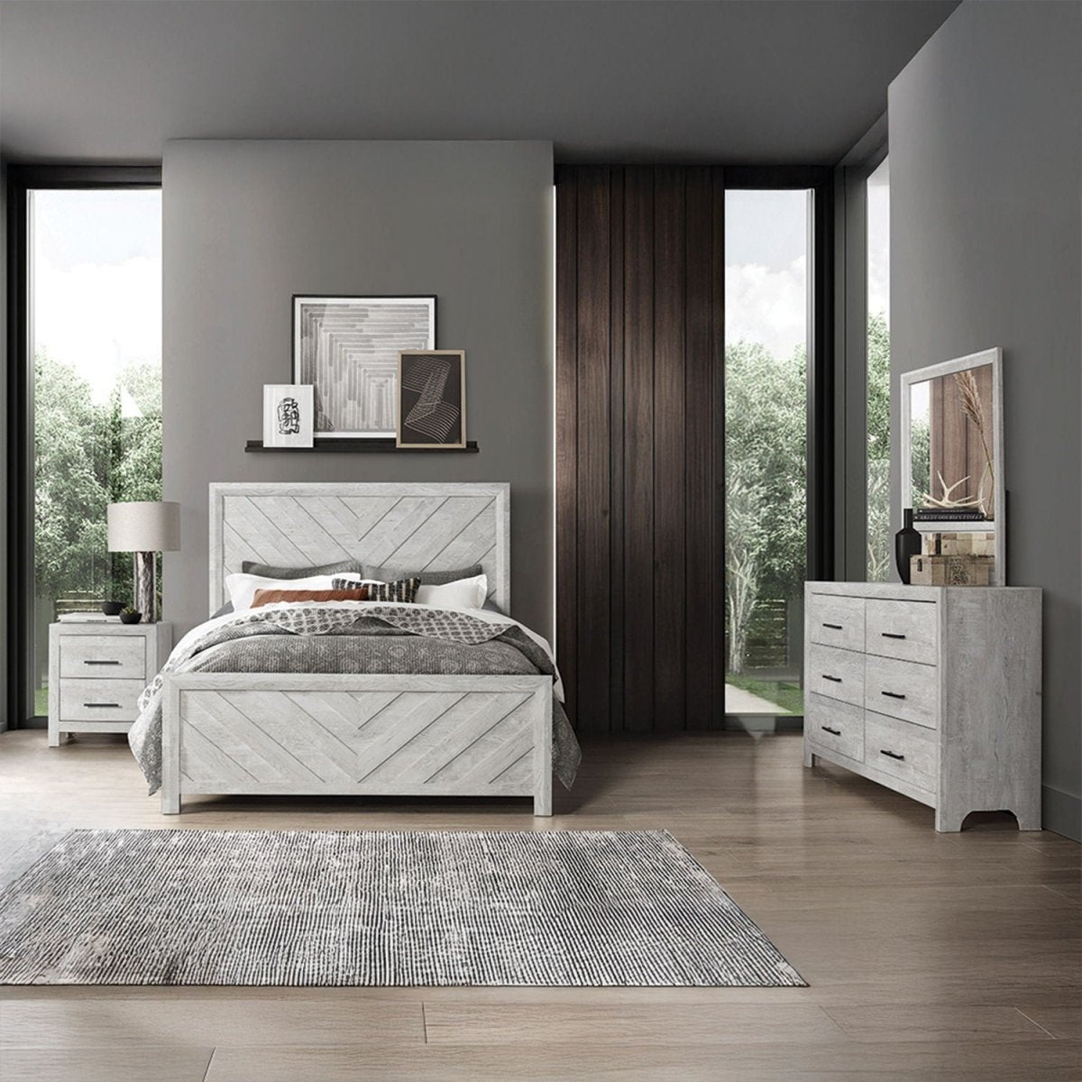 Denver - 2 Drawer Nightstand - Accent Nightstands available at Alpine Outlets in Denver