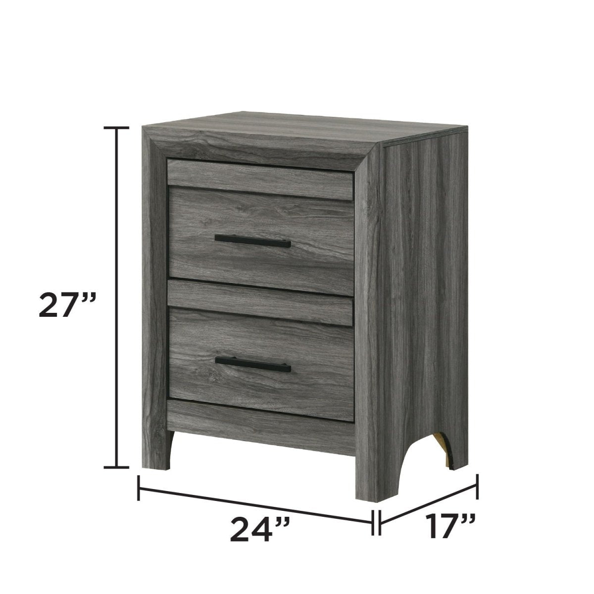 Denver - 2 Drawer Nightstand - Accent Nightstands available at Alpine Outlets in Denver
