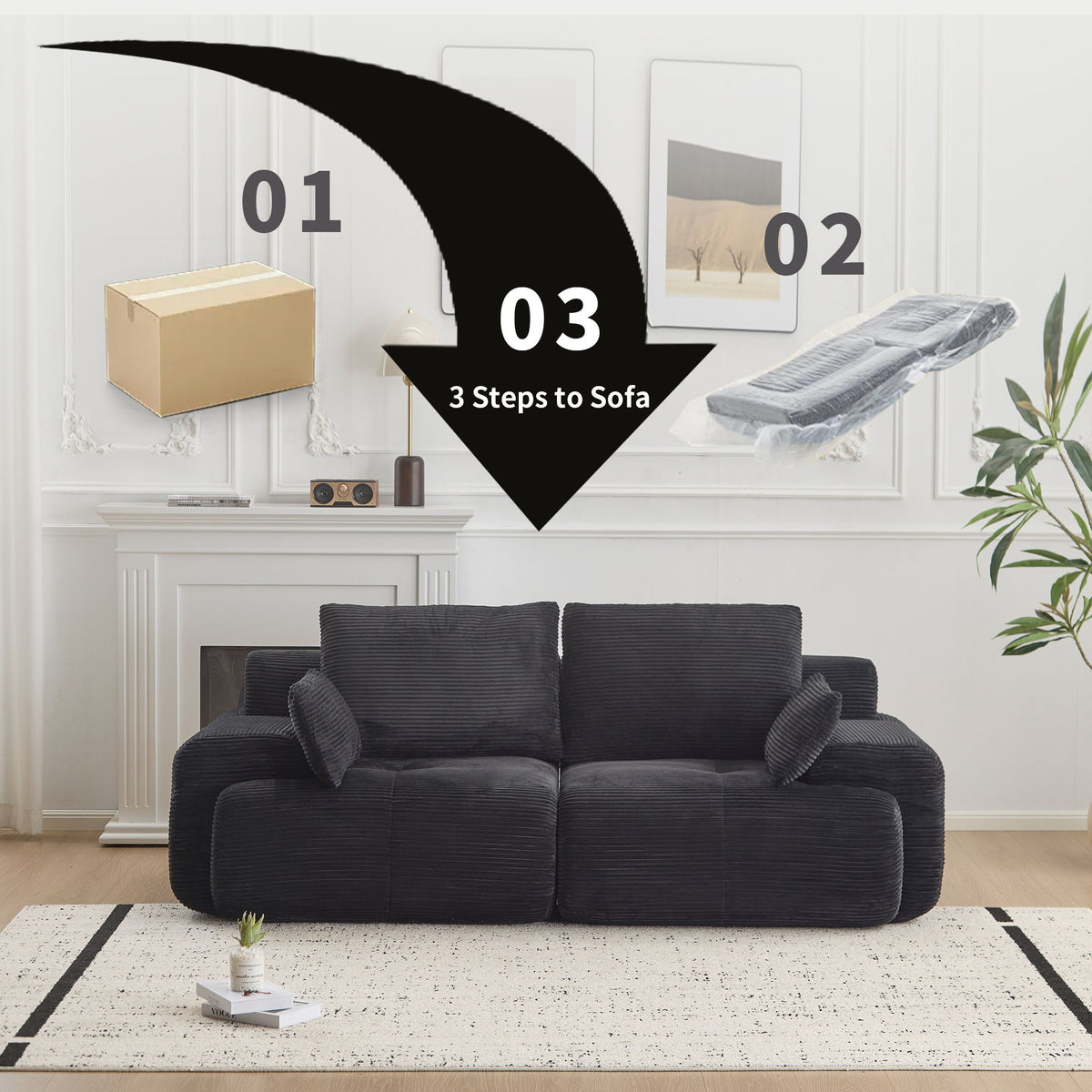 2 Seater Large Sectional Couches For Living Room