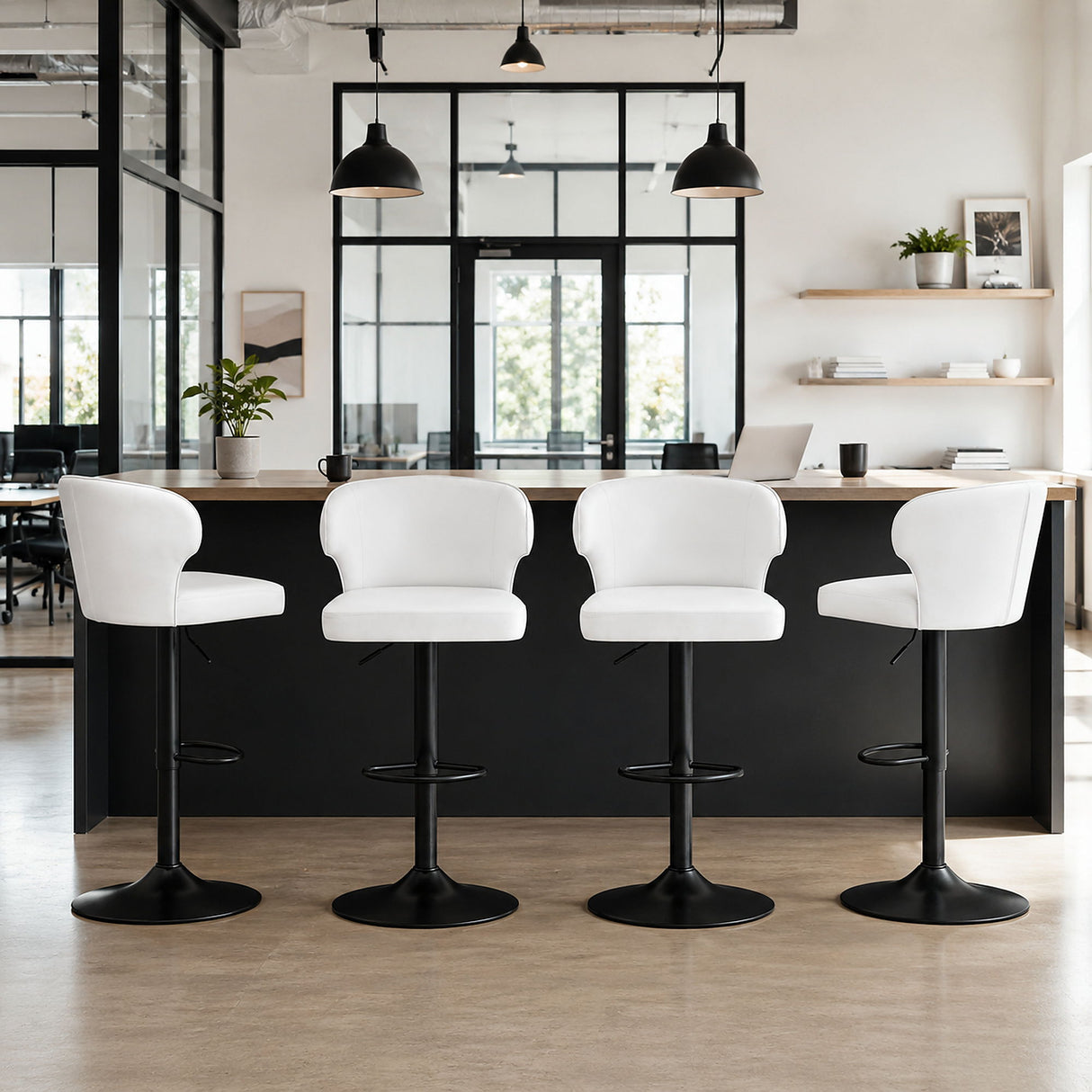 Adjustable Swivel Bar Chair