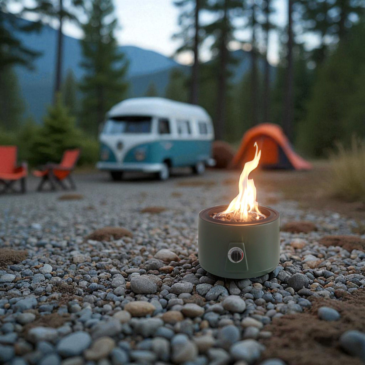 Campfire Firepit, Green