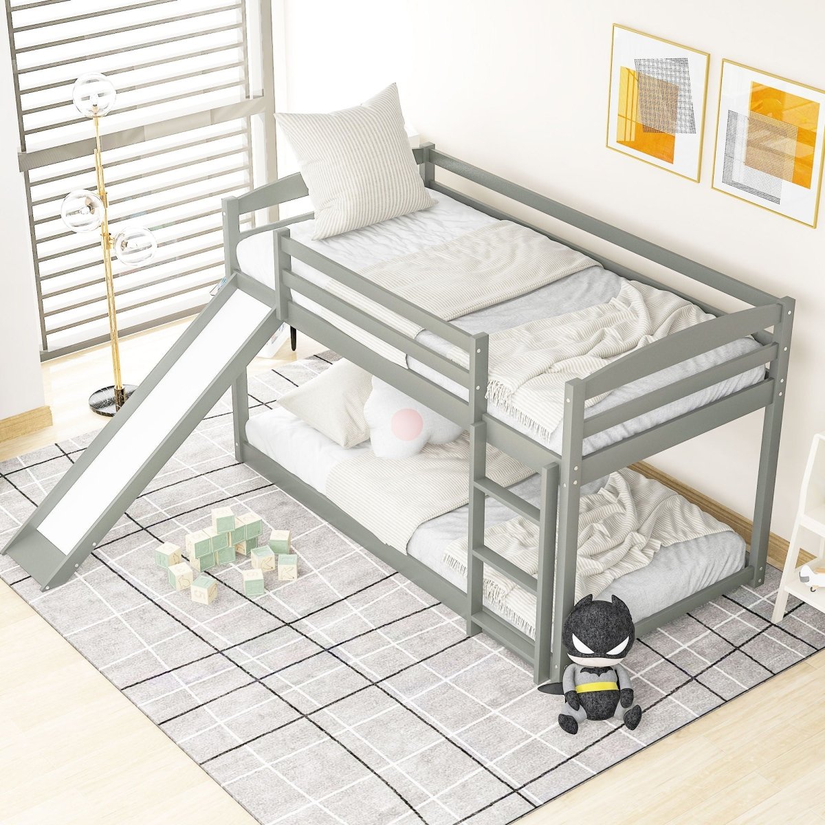 Durable Bunk Bed With Convertible Slide And Ladder - Bunk Beds available at Alpine Outlets in Denver
