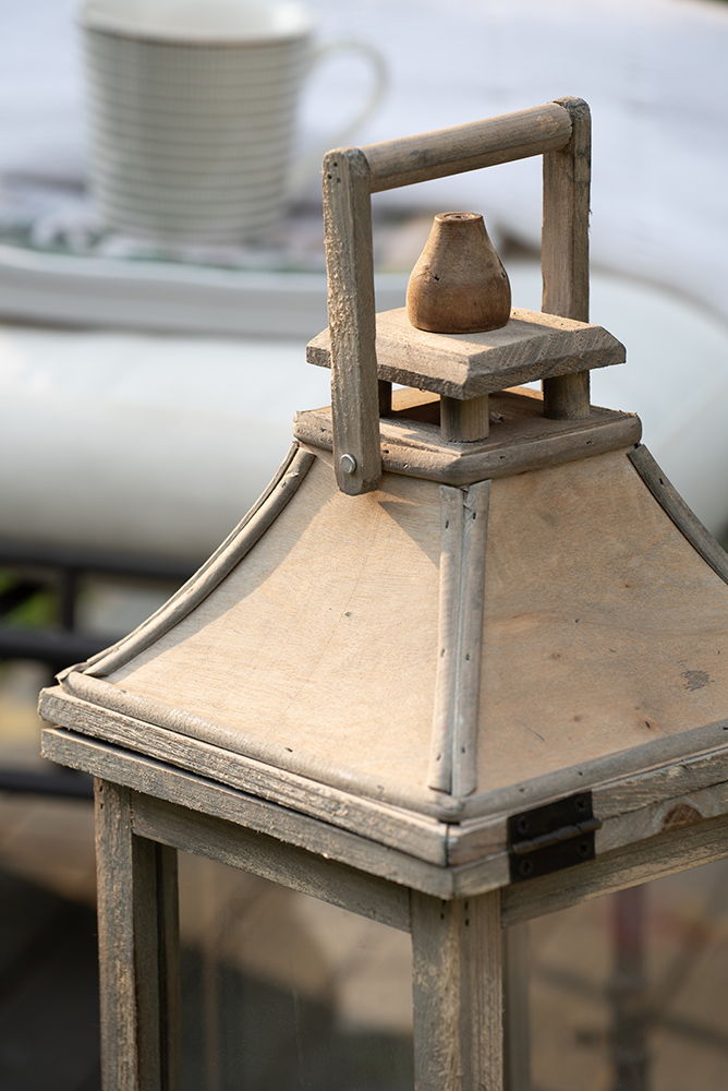 Candle Lantern Decorative, Hurricane Lantern Holder Decor For Indoor Outdoor, Home Garden Wedding - Ivory - Lanterns - Alpine Outlets
