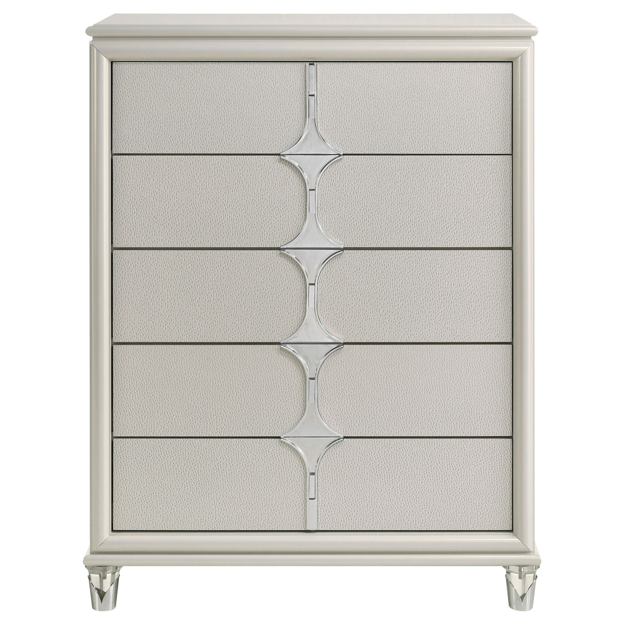Gwendolyn - 5 Drawer Bedroom Chest Of Drawers - White