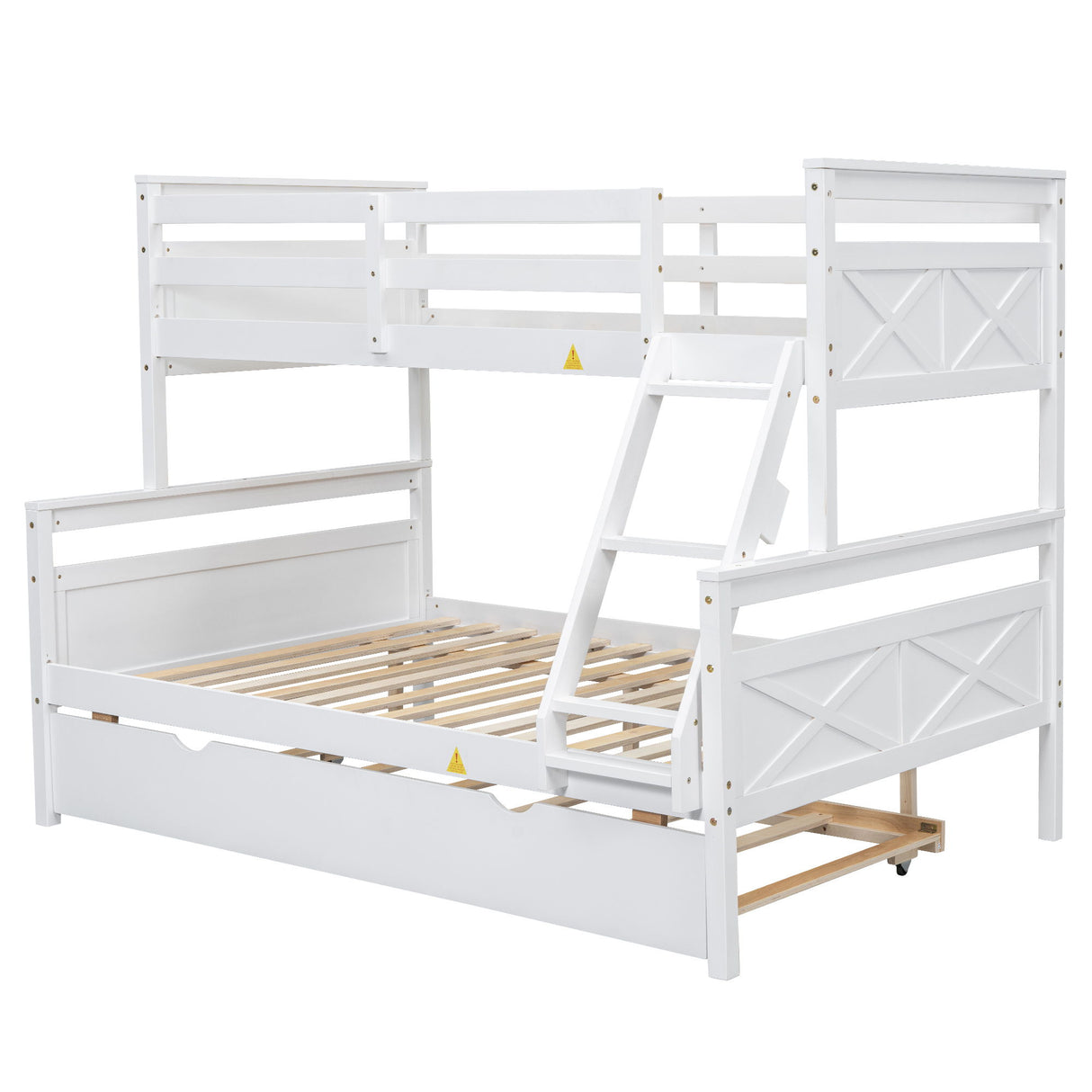 Bunk Bed & Ladder And Safety Guardrail