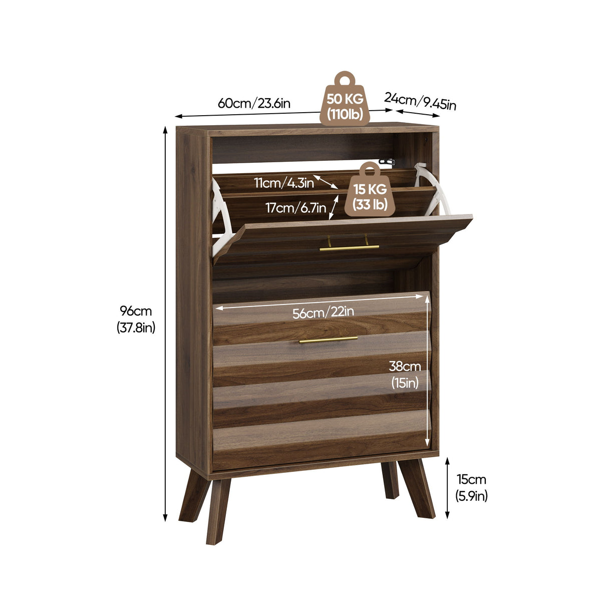 Flip Top Shoe Cabinet