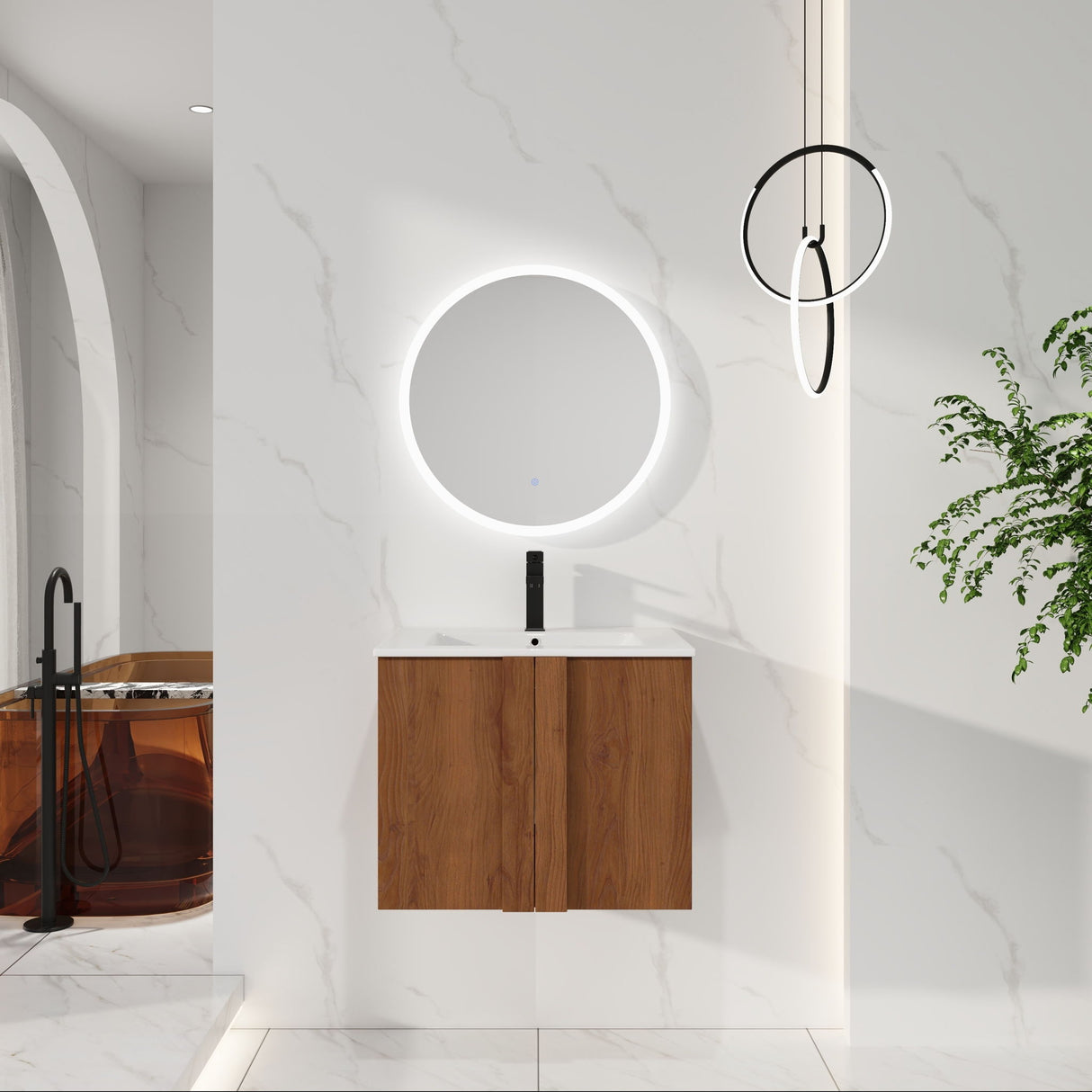 Floating Bathroom Vanity With Sink Combo