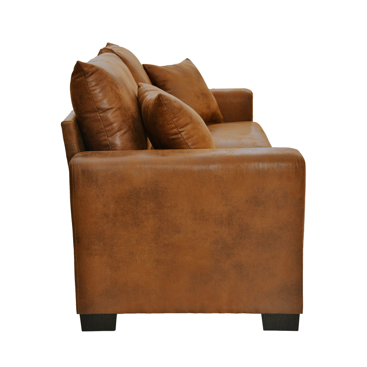 2 Seater Sofa, 2 Throw Pillows For Living Room