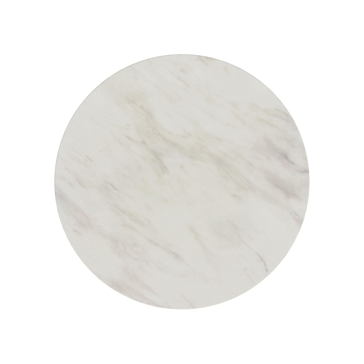 Sylvie - Round Dining Table With Faux Marble Top