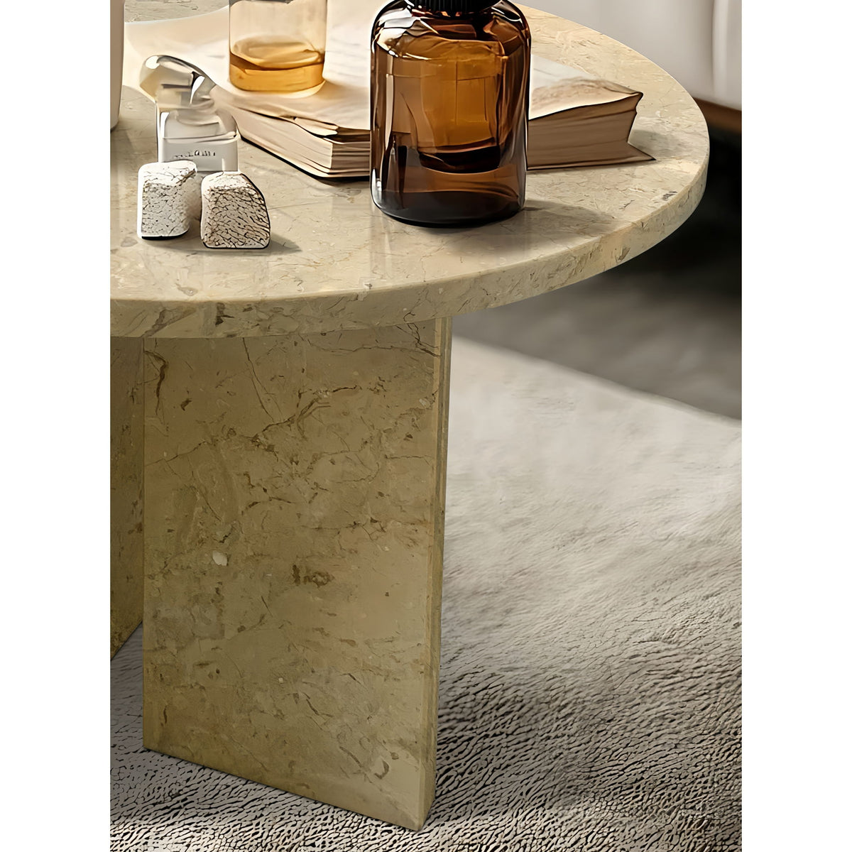 Luxury Coffee Table With Unique Veining, Unique Stone Design
