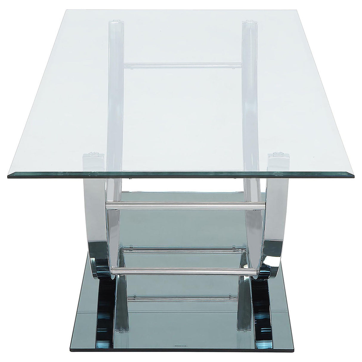 Garrett - 2 Piece Coffee Table Set - Chrome
